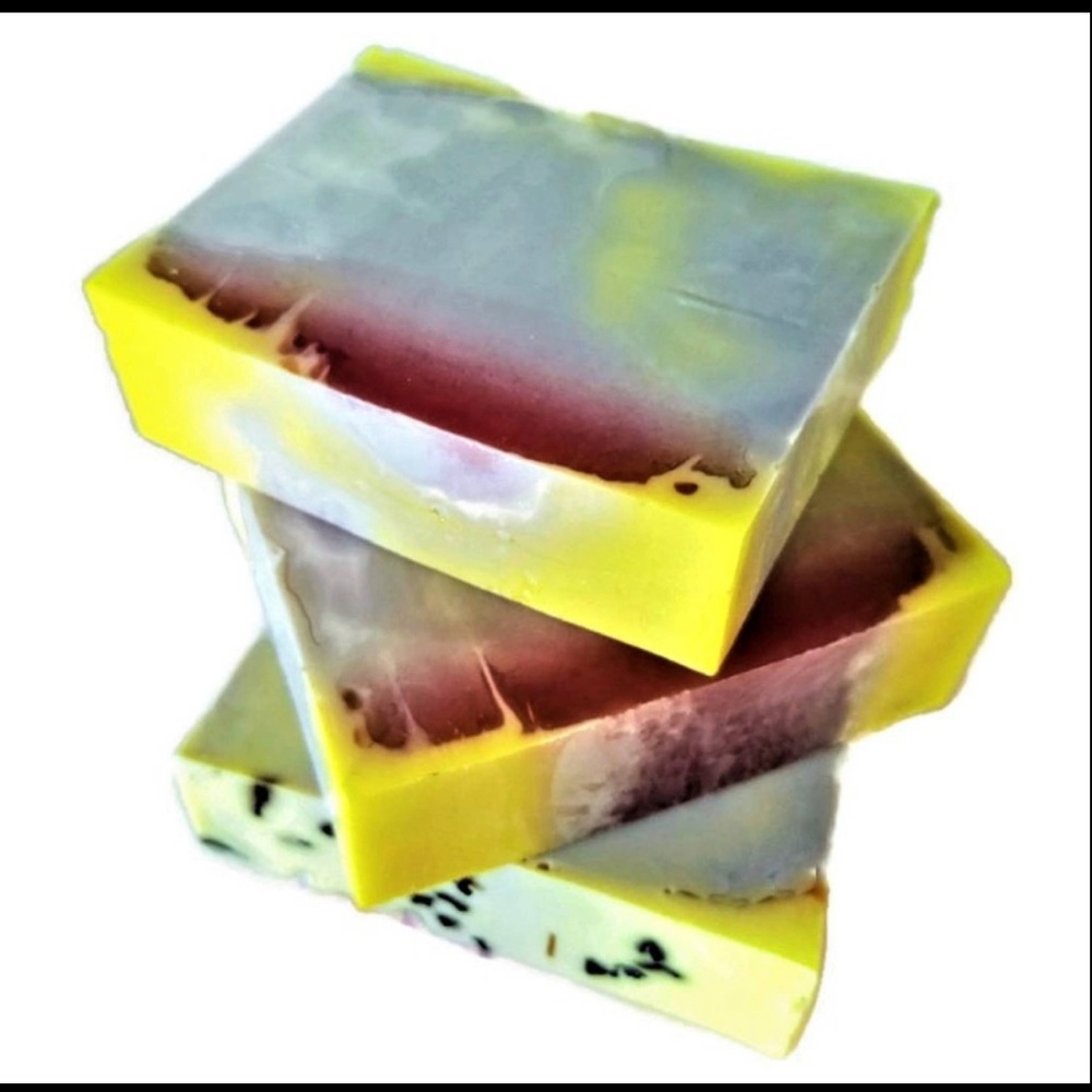 Hawaiian hibiscus handmade soap